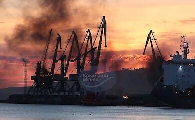 Munition explodiert an Bord der "Nowotscherkassk" - AFU