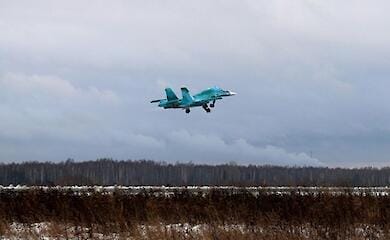 Su-34 burned down in Russia's Chelyabinsk: GSD published video