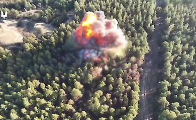 Die Verteidigungskr&auml;fte zerst&ouml;rten die russische Solntsek