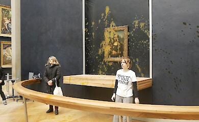 Leonardo da Vincis Mona Lisa wurde in Suppe getaucht 