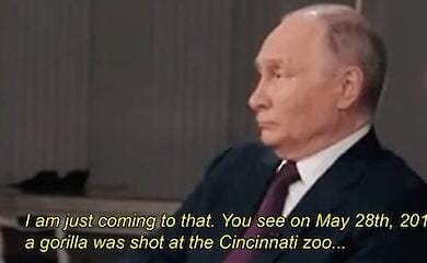 Ilon Musk showed a meme on Putin's interview