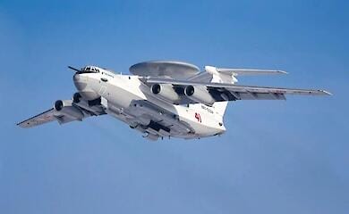 Russian A-50 plane crash site shown on satellite images