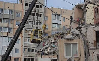 The bodies of a boy and a girl were found under the rubble in Odessa