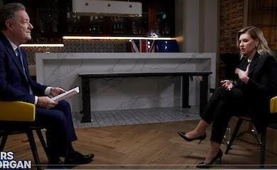 Elena Zelenskaya gave an interview to British journalist Piers Morgan