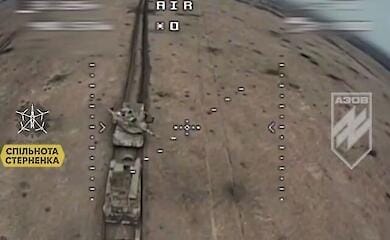 Besetzer versuchten, einen abgeschossenen Leopard 2 zu stehlen