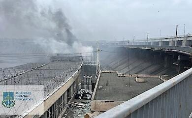 &Uuml;ber den Stand der Verschmutzung des Flusses Dnipro nach dem Angriff auf das Kraftwerk Dnipro wurde im Ministerkabinett berichtet