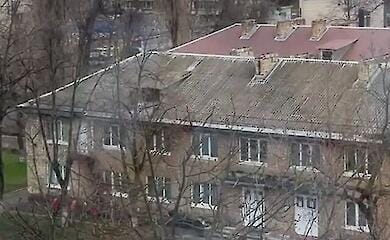 In Kyiv, children ran for cover at the sound of explosions