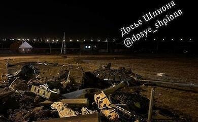Bei einem Verkehrsunfall in der Russischen Föderation wurde der Turm eines Panzers abgerissen (Foto)