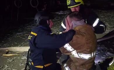 Russian Federation troops hit rescue workers of the State Emergency Situations Service in Kharkiv