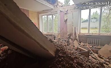 Russische Truppen beschossen einen Kindergarten in Kherson