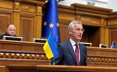 Stoltenberg sprach zum ersten Mal vor der Werchowna Rada