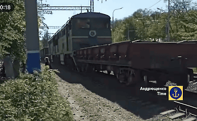 The first "occupation" train left Mariupol for Volnovakha