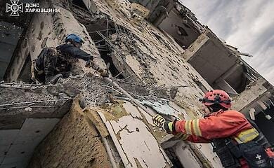 A group of SCES climbers eliminated the consequences of shelling in Kharkiv