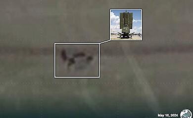 Satellite photos of the aftermath of the strike in occupied Luhansk have emerged