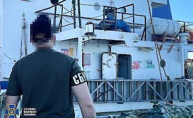 SBU detains cargo ship carrying grain from Crimea