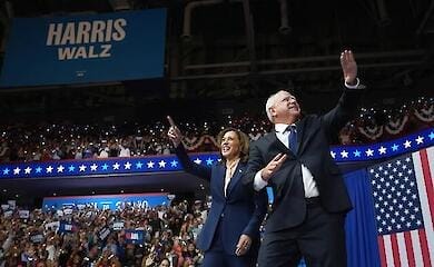 Harris will have Minnesota governor Tim Walts as her vice president 