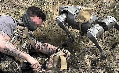 The future is here. Robotic dogs serve in the Ukrainian armed forces