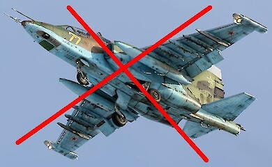 Ukrainian soldiers shot down a Russian Su-25 attack aircraft on the Kramatorsk direction