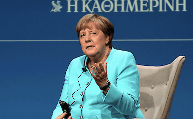 Angela Merkel nannte Donald Trump einen Mann, der "will, dass alle nur auf ihn schauen"