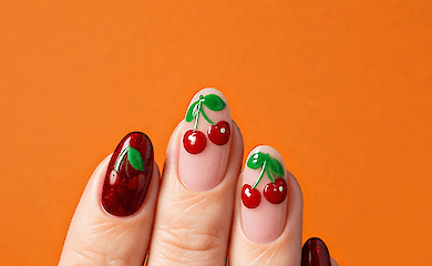 How to make cherry manicure with your own hands: step-by-step instructions, trends and tips from the expert