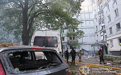 Russische Rakete trifft mehrst&ouml;ckiges Geb&auml;ude in Dnipro: ein Mann get&ouml;tet, 26 weitere verletzt