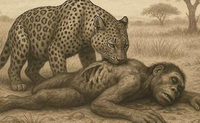 Spuren auf Homo habilis-Knochen zeigen: Urmenschen wurden von Leoparden get&ouml;tet