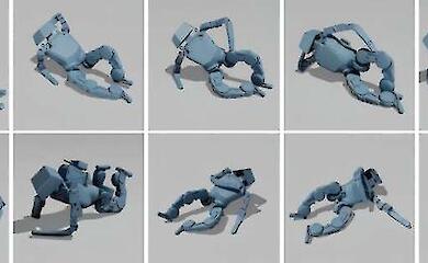 Disney hat einem zweibeinigen Roboter beigebracht, sanft zu fallen und sich nicht zu verletzen