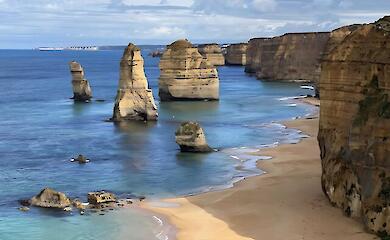 Die Felsen der Zw&ouml;lf Apostel in Victoria, Australien.