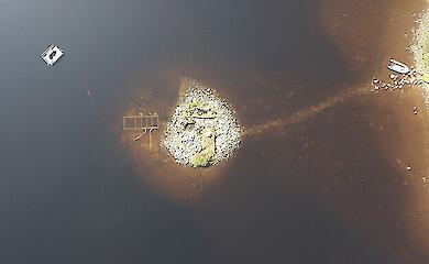 Urmenschen bauten vor &uuml;ber 5.000 Jahren eine Insel im See