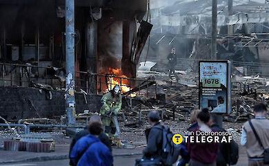 Zmasowane uderzenie na Kijów: liczba rannych wzrosła do 56, są zabici, zniszczone domy, centra handlowe i rynek