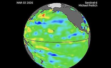 NASA satellite detects future El Ni&ntilde;o signal in the Pacific Ocean