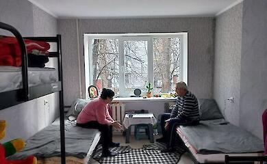 Temporary accommodation for internally displaced persons in Ukraine